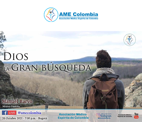 video de la conferencia Dios, la gran búsqueda. Octubre26_2021
