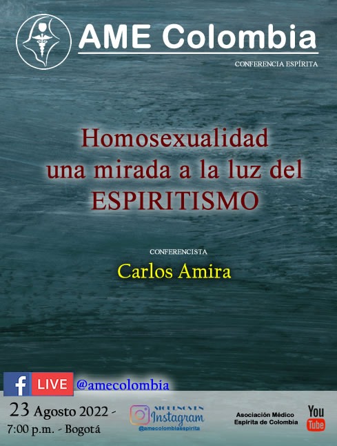 video de la conferencia Homosexualidad una mirada a la luz del Espiritismo. agosto23_2022
