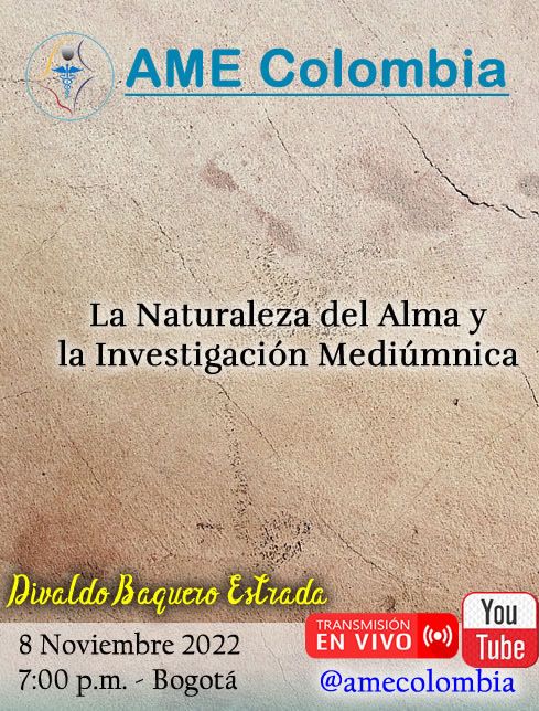 video de la conferencia La naturaleza del Alma y la investigación mediumnica. nov8_2022
