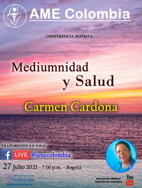 video de la conferencia Mediumnidad y salud. Julio27_2021