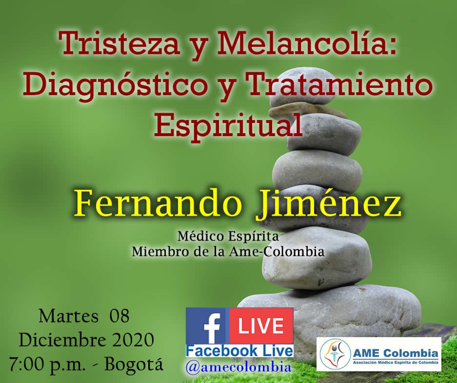 video de la conferencia Tristeza y Melancolía: Diagnóstico y Tratamiento Espiritual, con Fernando Jiménez Diciembre 08 2020